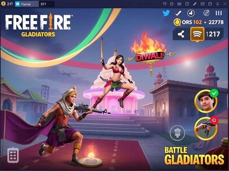 Free Fire Battle Gladiators Diwali event in India